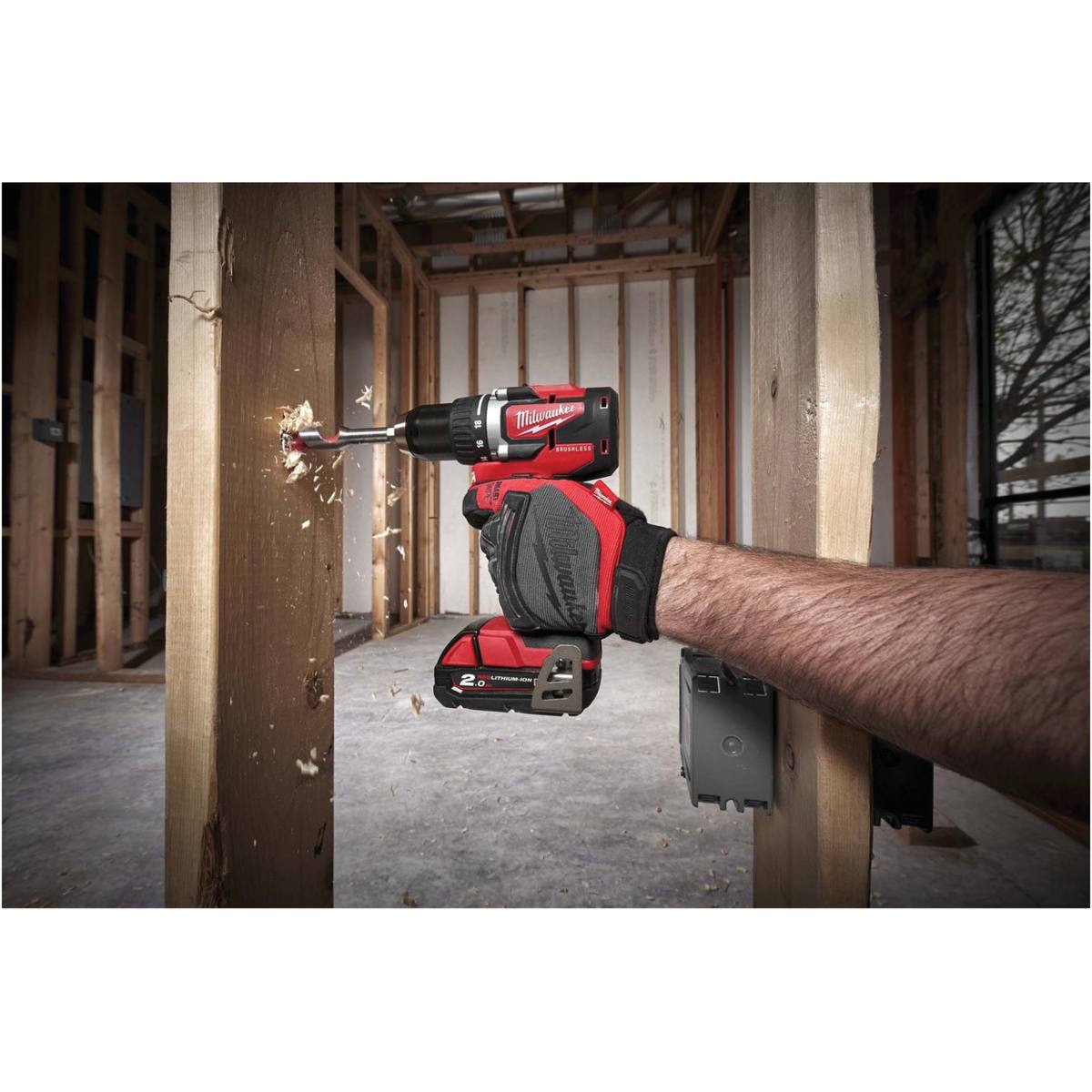 PERCEUSE-VISSEUSE  18 V + SET DE FORETS MULTI-MATÉRIAUX HEXAGONAUX