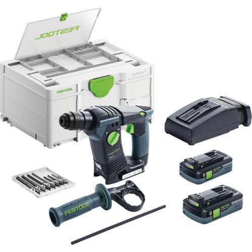 PERFORATEUR SDS-PLUS SUR BATTERIE 18 V + COFFRETS 7 FORETS SDS-PLUS