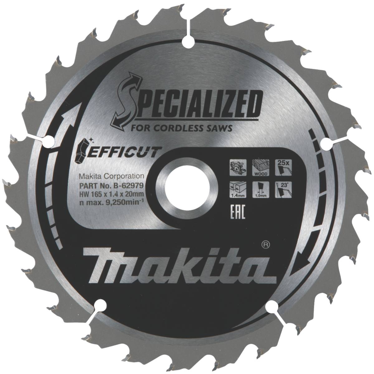 SCIE CIRCULAIRE MAKITA Ø 165 MM - SUR BATTERIE 18 V