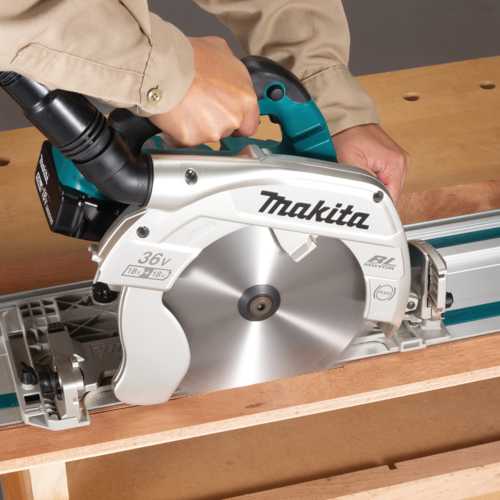 SCIE CIRCULAIRE MAKITA Ø 235 MM AVEC BLUETOOTH - 36 V SUR BATTERIES 18 V