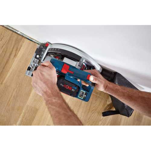 SCIE CIRCULAIRE PLONGEANTE BOSCH Ø 140 MM - 18 V LI-ION 5,2 AH