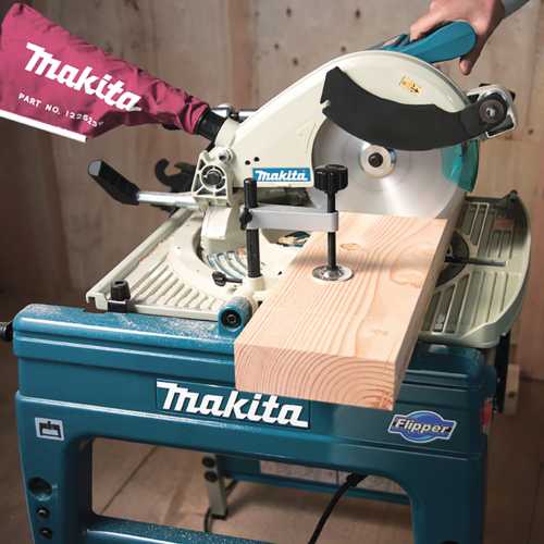 SCIE À COUPE D'ONGLETS ET DÉLIGNAGE RÉVERSIBLE MAKITA Ø 260 MM - 1650 W