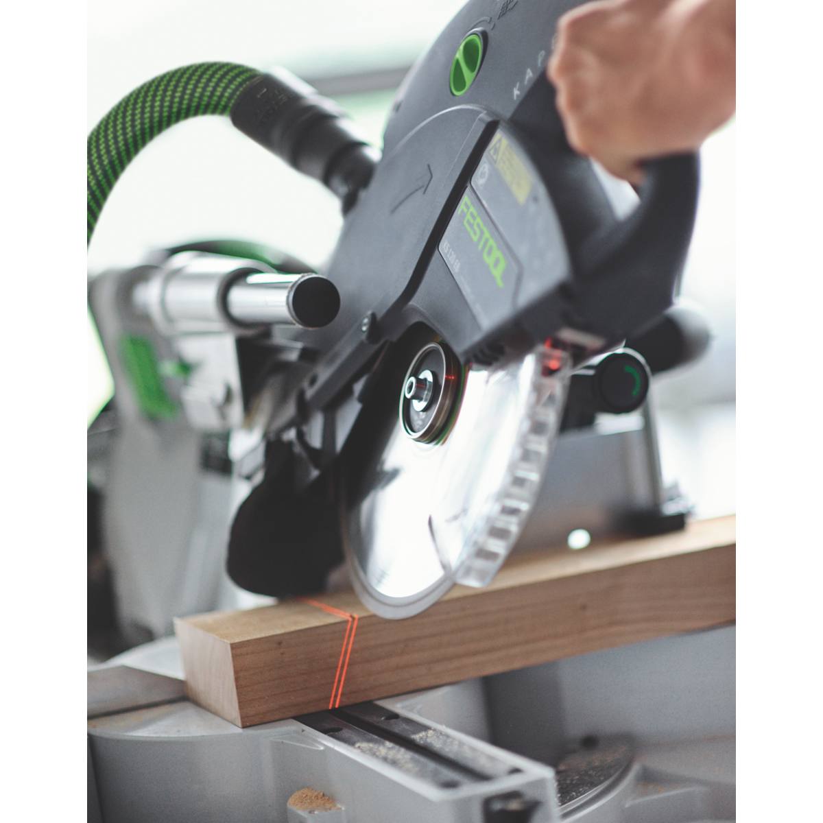 SCIE À COUPE D'ONGLETS RADIALE FESTOOL KAPEX Ø 260 MM - 1600 W