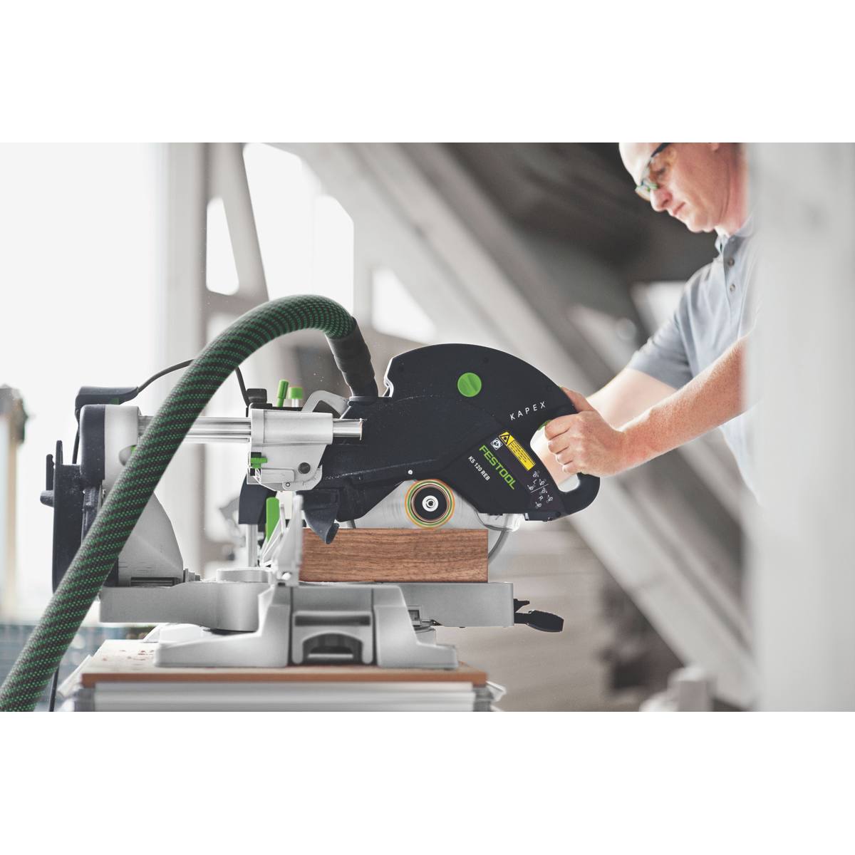 SCIE À COUPE D'ONGLETS RADIALE FESTOOL KAPEX Ø 260 MM - 1600 W