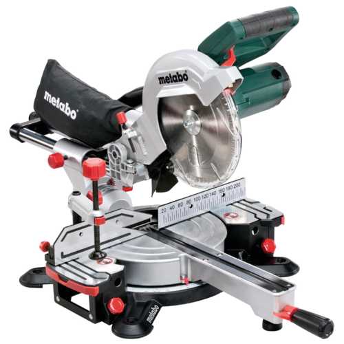 SCIE À COUPE D'ONGLETS RADIALE METABO Ø 216 MM - 1700 W