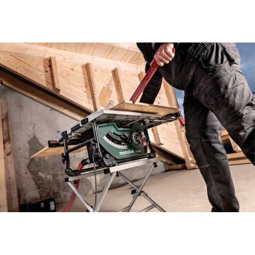SCIE CIRCULAIRE DE TABLE Ø 254 MM - 1500 W AVEC SOCLE TSU