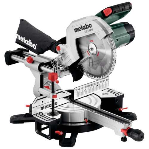SCIE À COUPE D'ONGLETS RADIALE METABO Ø 254 MM - 14500 W