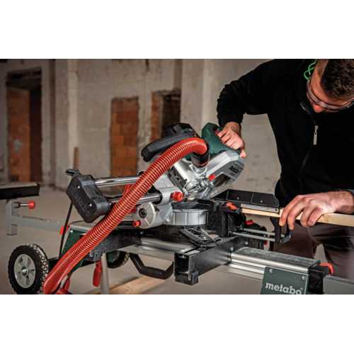 SCIE À COUPE D'ONGLETS RADIALE METABO Ø 254 MM - 14500 W