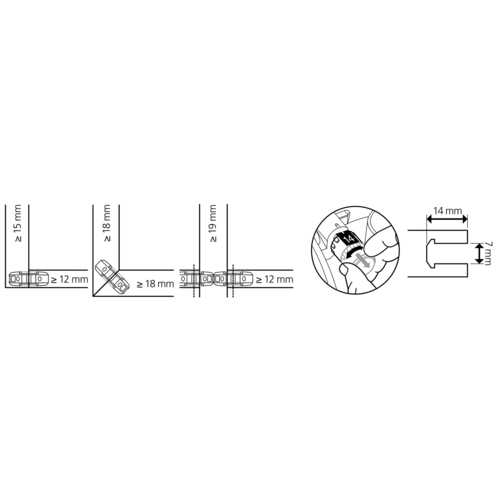 LAMELLES TENSO P-14 (1000 PAIRES)