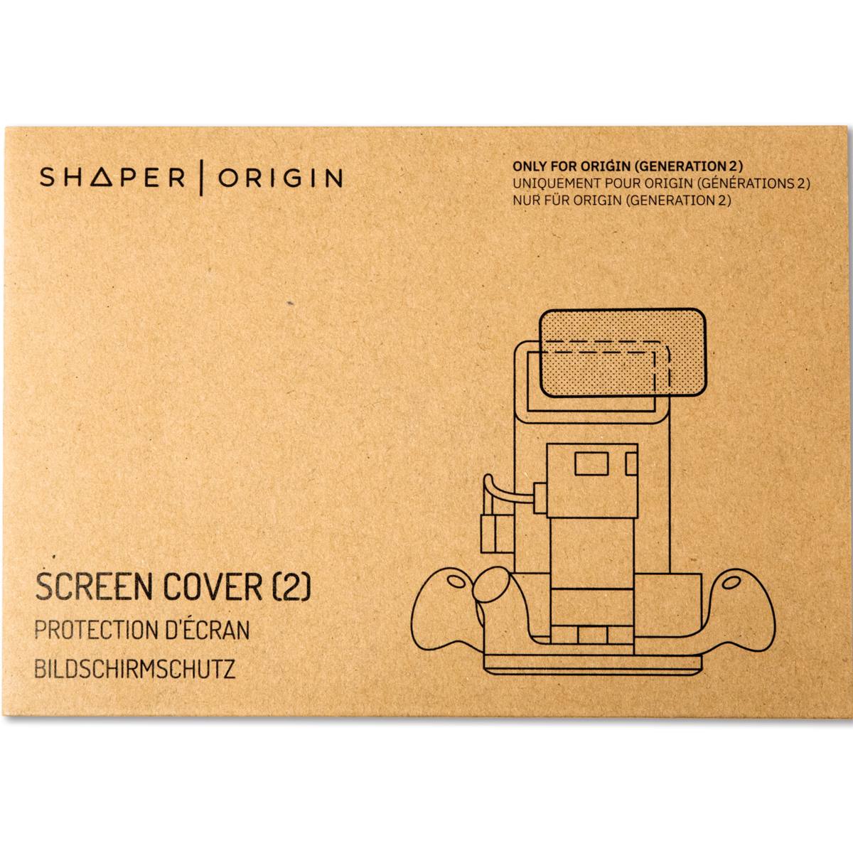 SET DE DEUX FILMS DE PROTECTION D'ÉCRAN GEN2