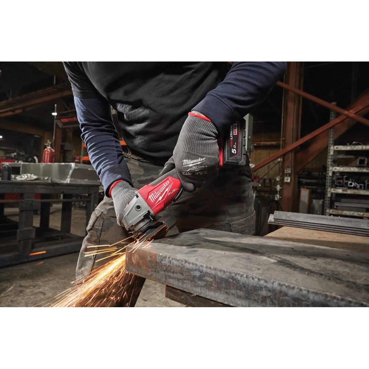 MEULEUSE D'ANGLE FUEL 18 V Ø 125