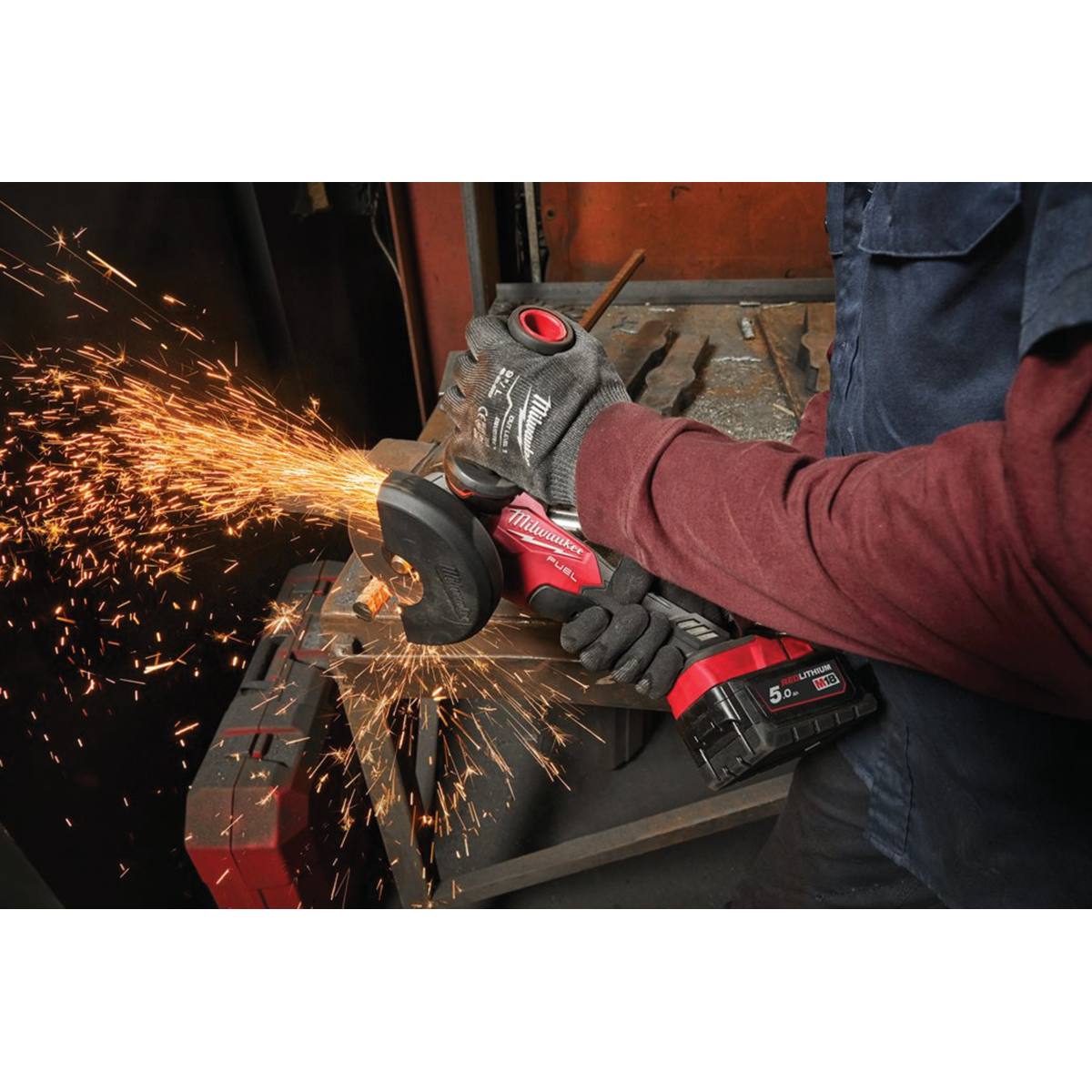 MEULEUSE D'ANGLE FUEL 18 V Ø 125