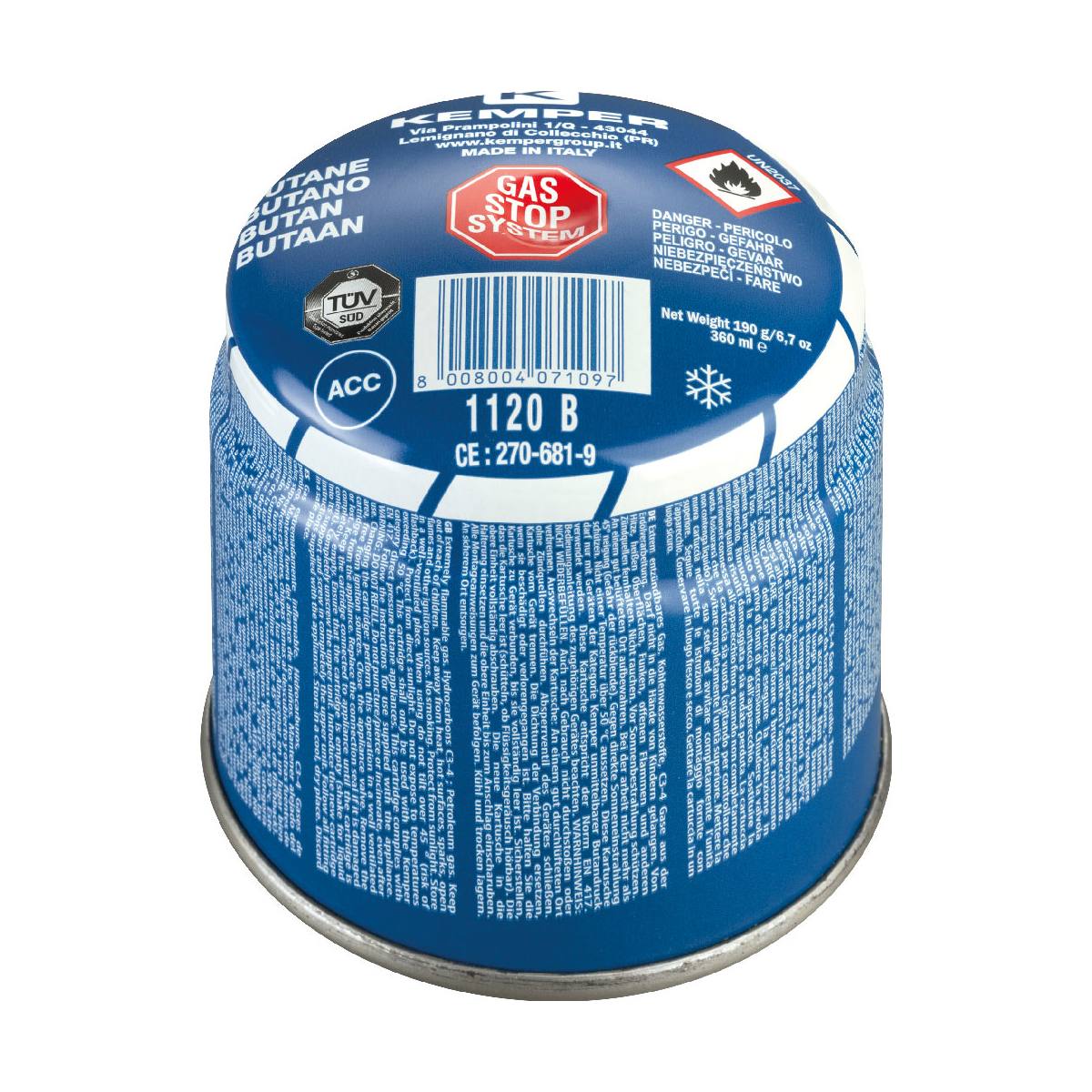 CARTOUCHE DE GAZ BUTANE