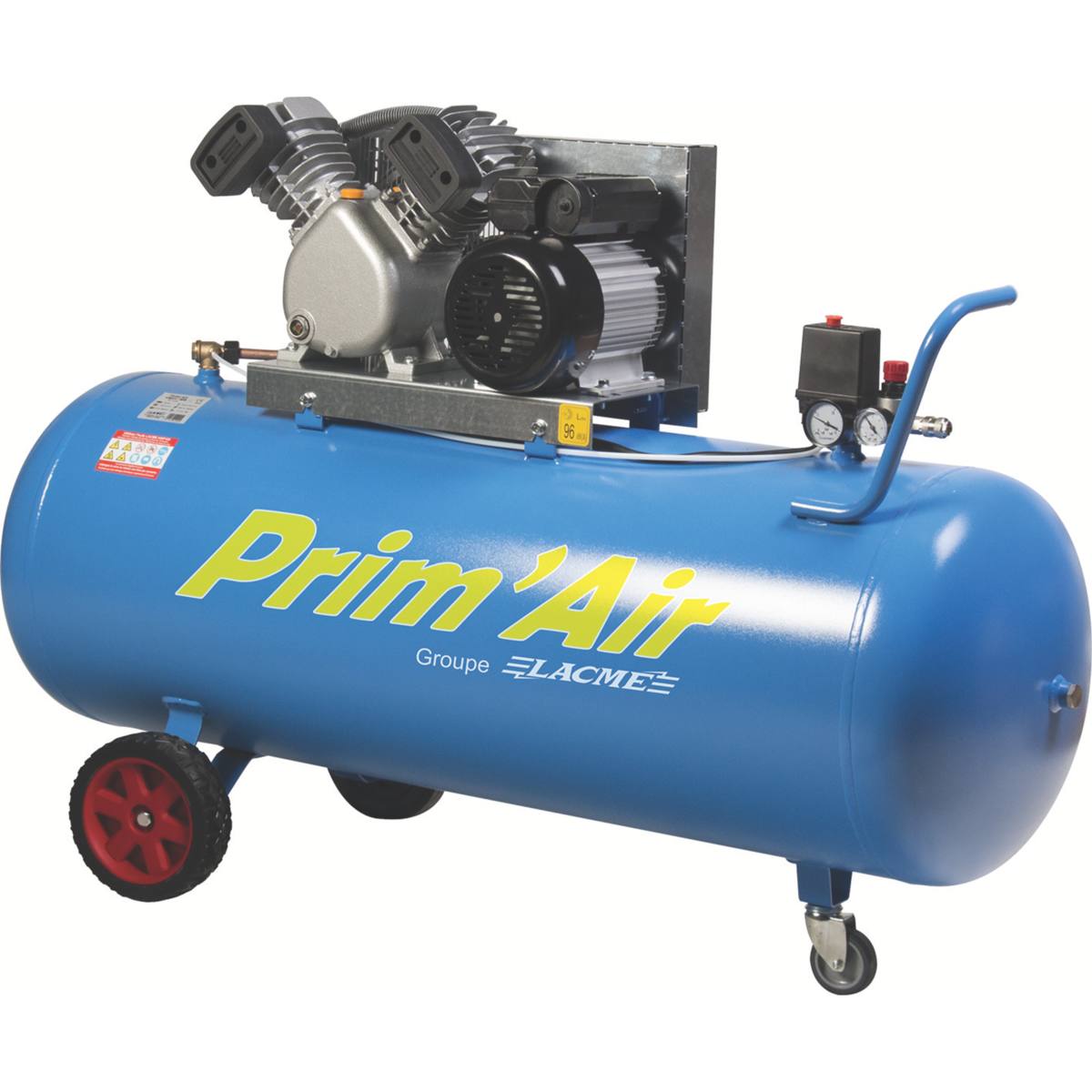 COMPRESSEUR MOBILE PRIMAIR 200L 10 BARS 3CH