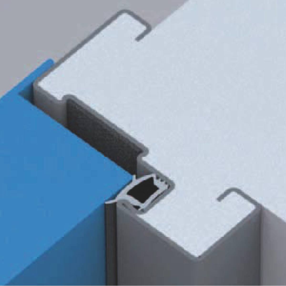 JOINT FOND DE FEUILLURE POUR BLOC-PORTE MÉTALLIQUE PROGET MULTI-USAGES 2 VANTAUX