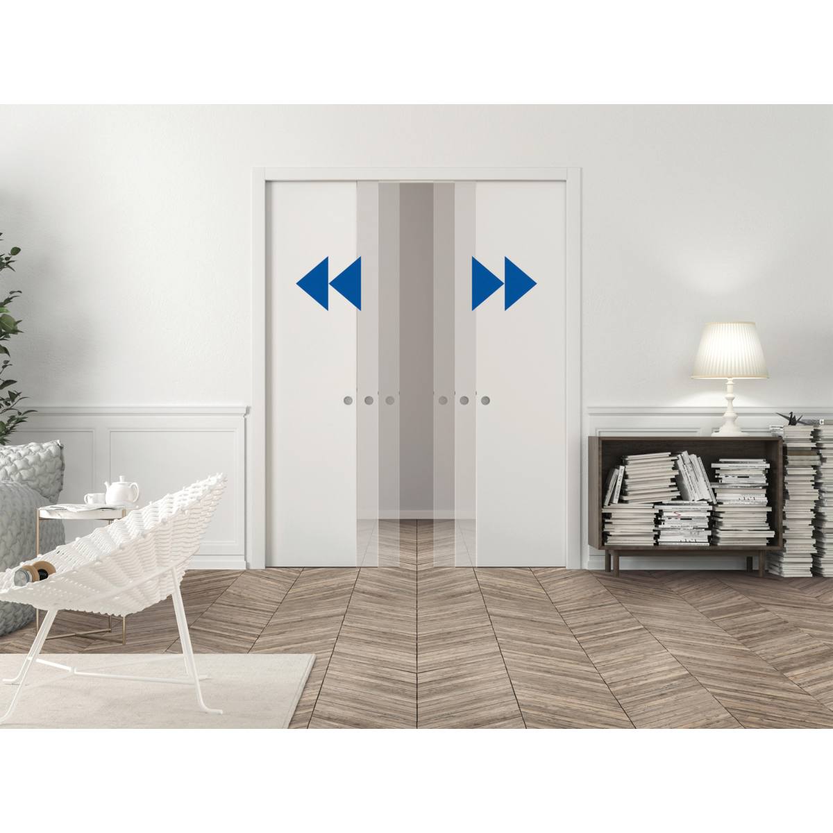 OUVERTURE SIMULTANÉE DE PORTE DOUBLE