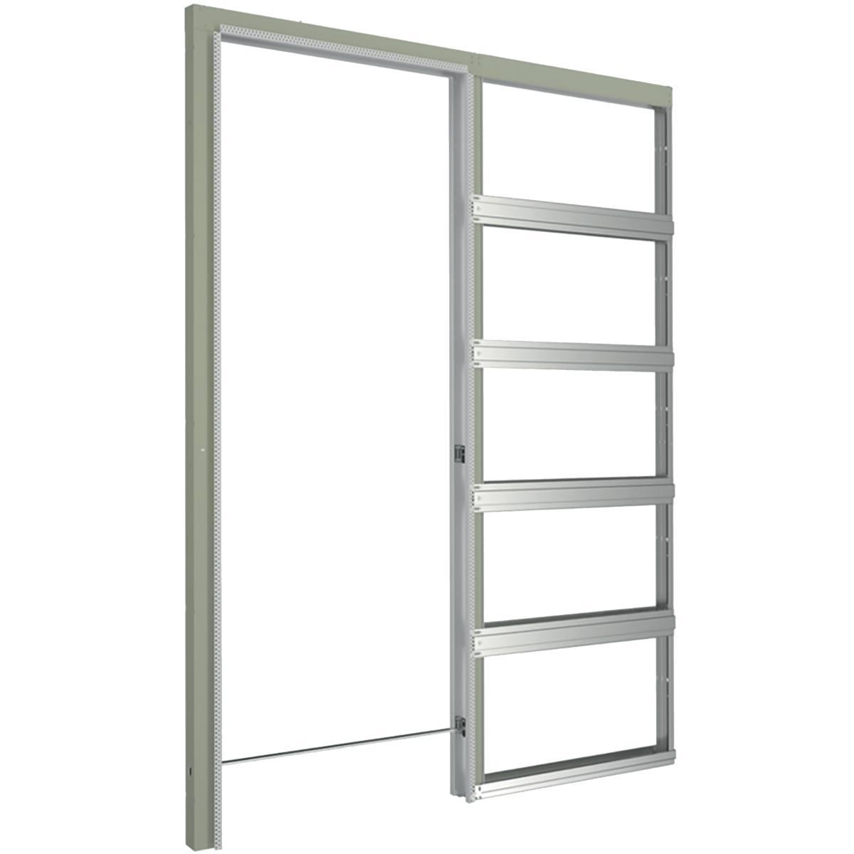 CHÂSSIS SILLAGE ÉPURE DOUBLE AMORTISSEUR POUR PORTE COULISSANTE 930