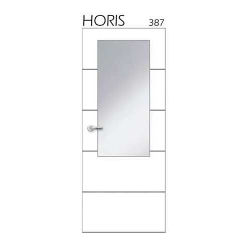 PORTE TECHNIDECOR HORRIS 4 ALVEOLAIRE LAQUEE BLANC RIVE DROITE PREFERREE GP