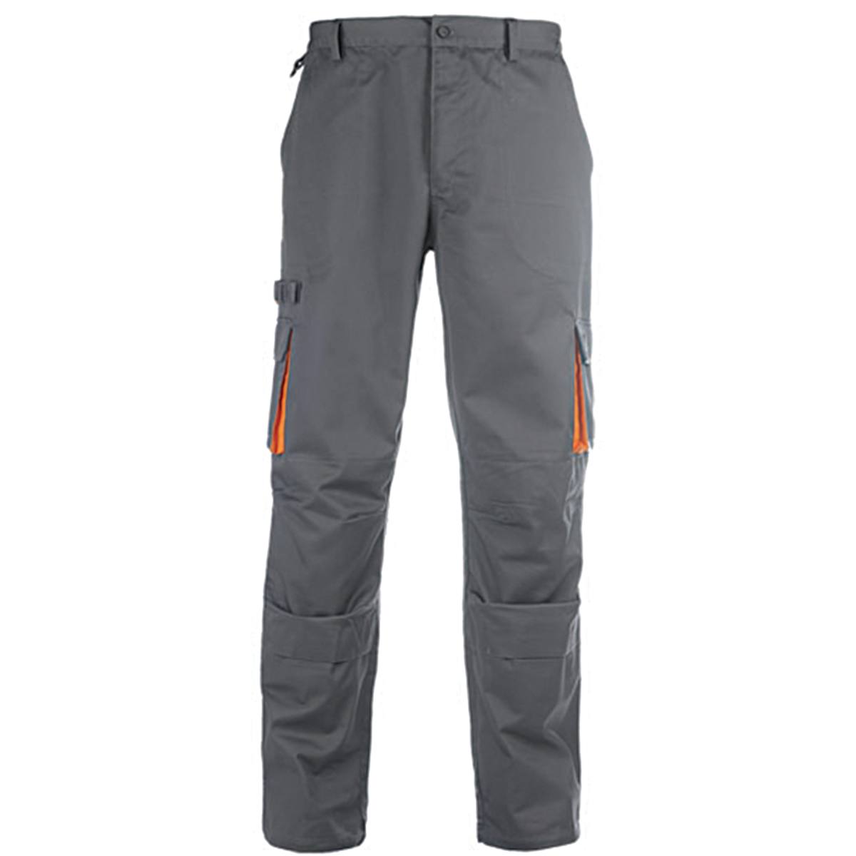 PANTALON PADDOCK GRIS ET ORANGE T.XXL