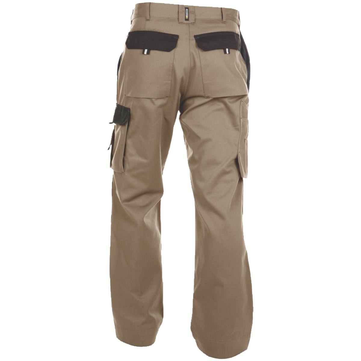 PANTALON BOSTON BEIGE ET NOIR T.48