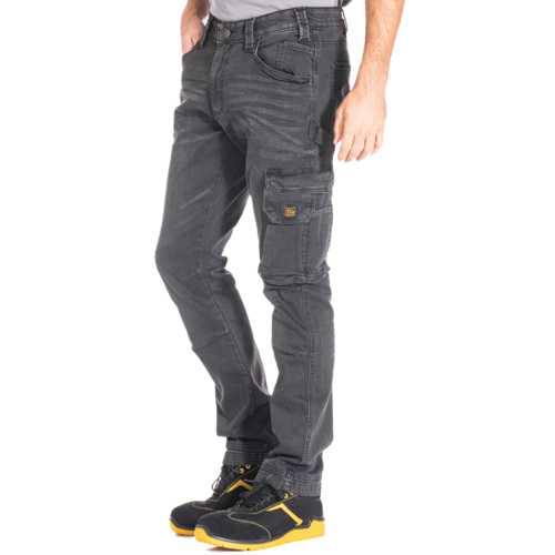 JEAN DE TRAVAIL STRETCH COUPE CONFORT JOBGR DENIM GRIS T.40