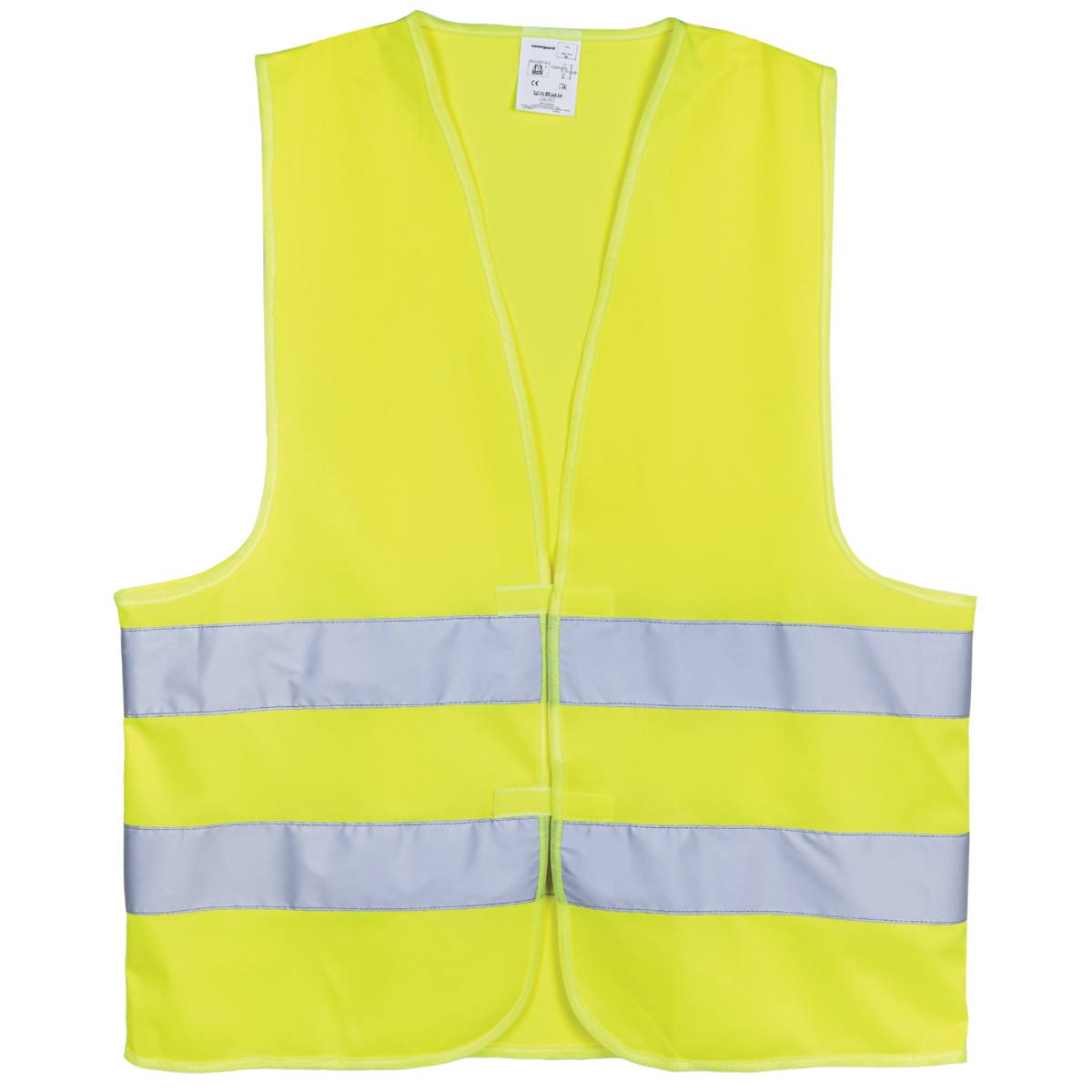 GILET HAUTE VISIBILITÉ JAUNE FLUO SANS MANCHE T.L/XL