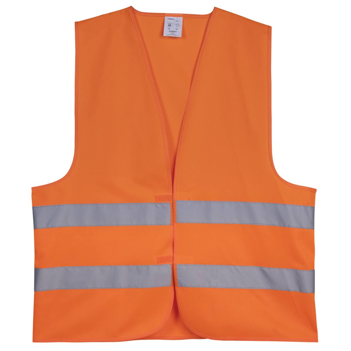 GILET HAUTE VISIBILITÉ ORANGE FLUO SANS MANCHE T.S/M