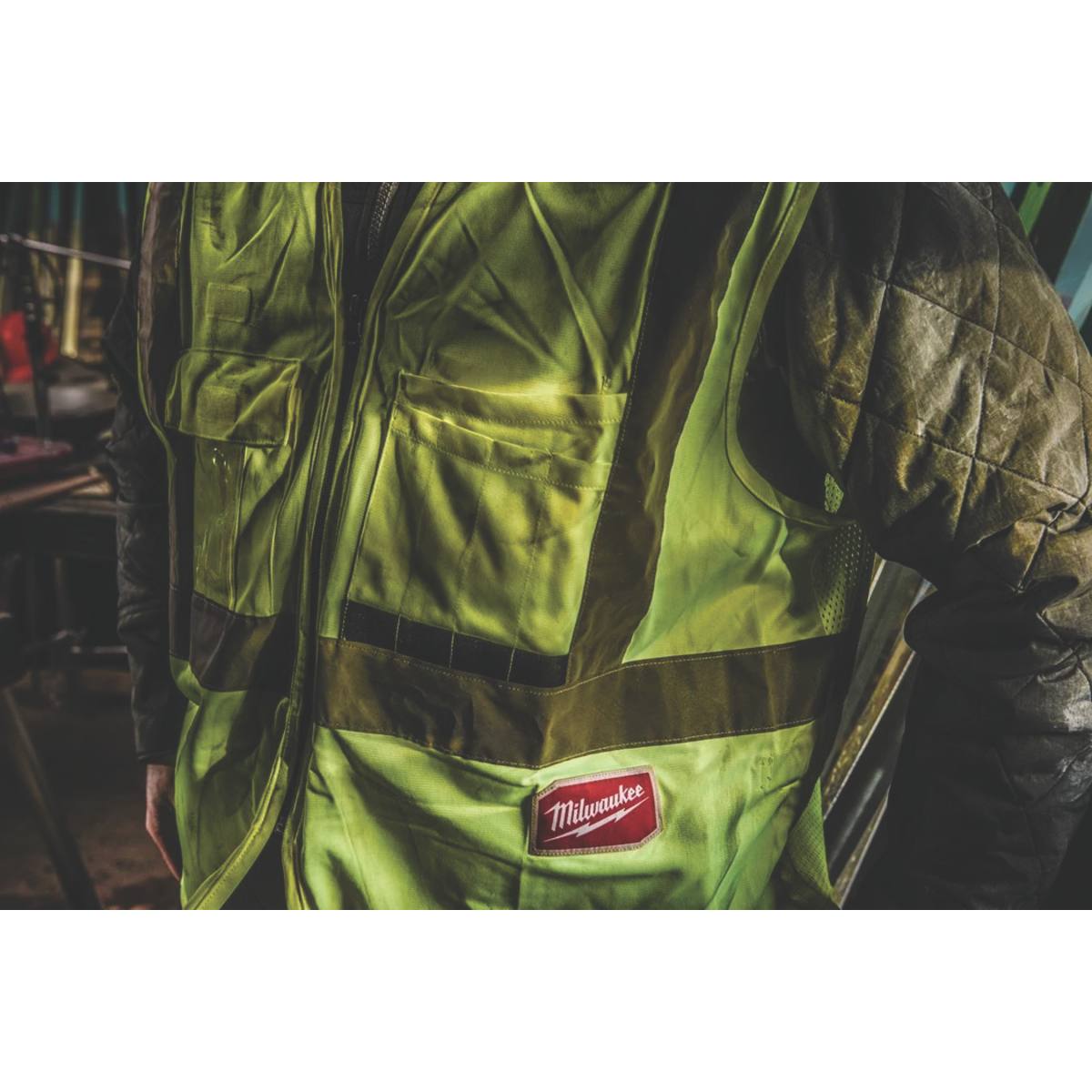 GILET RÉFLÉCHISSANT HV JAUNE TL/XL