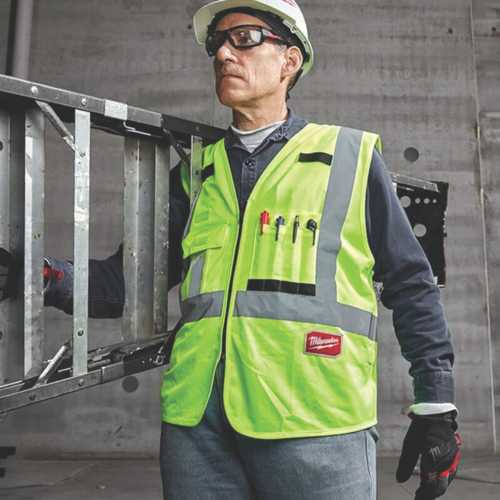 GILET RÉFLÉCHISSANT HV JAUNE TL/XL