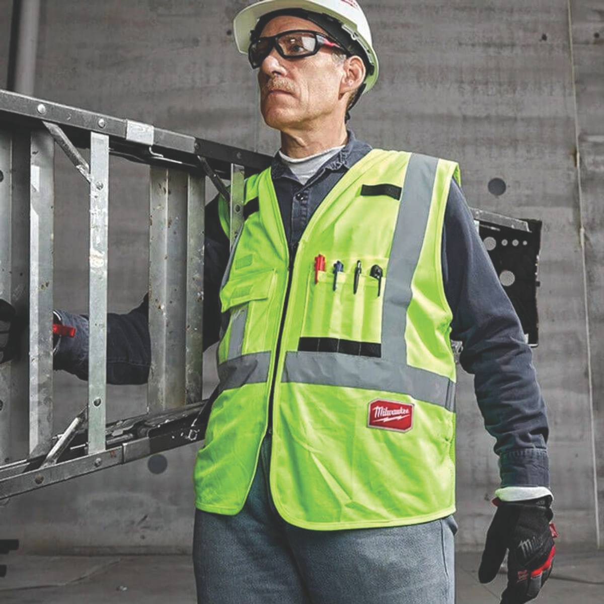 GILET RÉFLÉCHISSANT HV JAUNE TL/XL