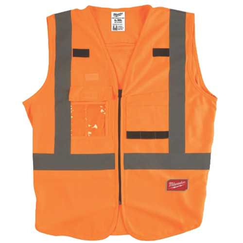 GILET RÉFLÉCHISSANT HV ORANGE TL/XL