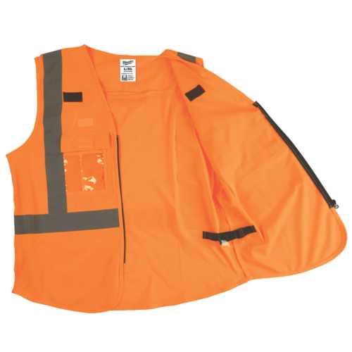 GILET RÉFLÉCHISSANT HV ORANGE TL/XL
