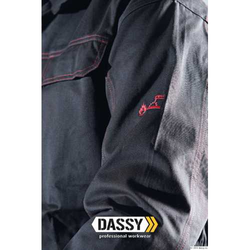 VESTE IGNIFUGÉE MONTANA GRIS CIMENT T.L