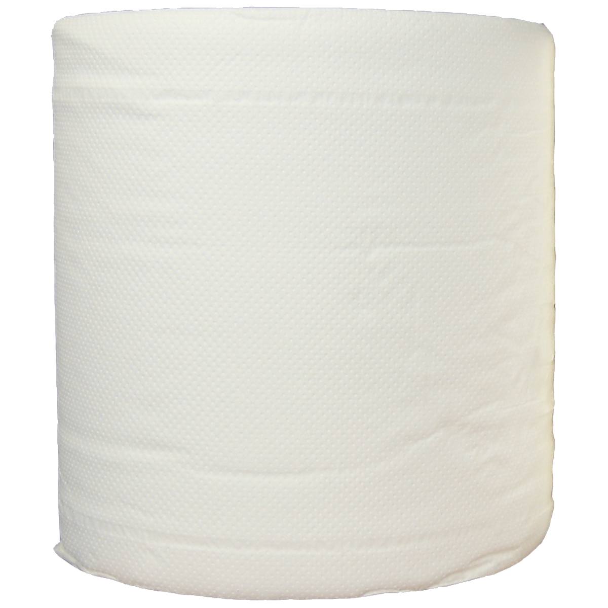 PAPIER D'ESSUYAGE BLANC 2 PLIS MICRO-GAUFRÉ ENCOLLÉ