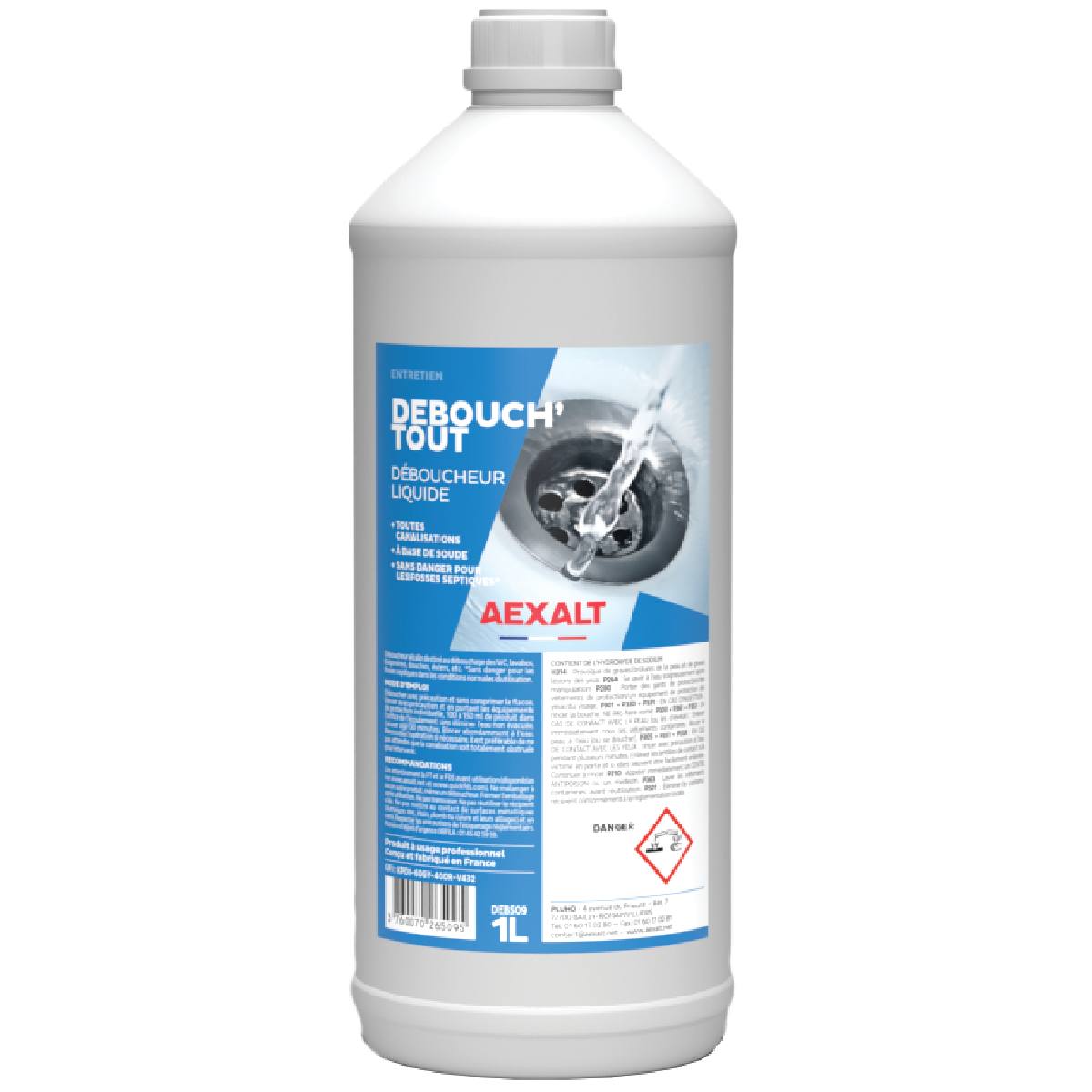 DÉBOUCHEUR DE CANALISATIONS DÉBOUCH'TOUT 1L