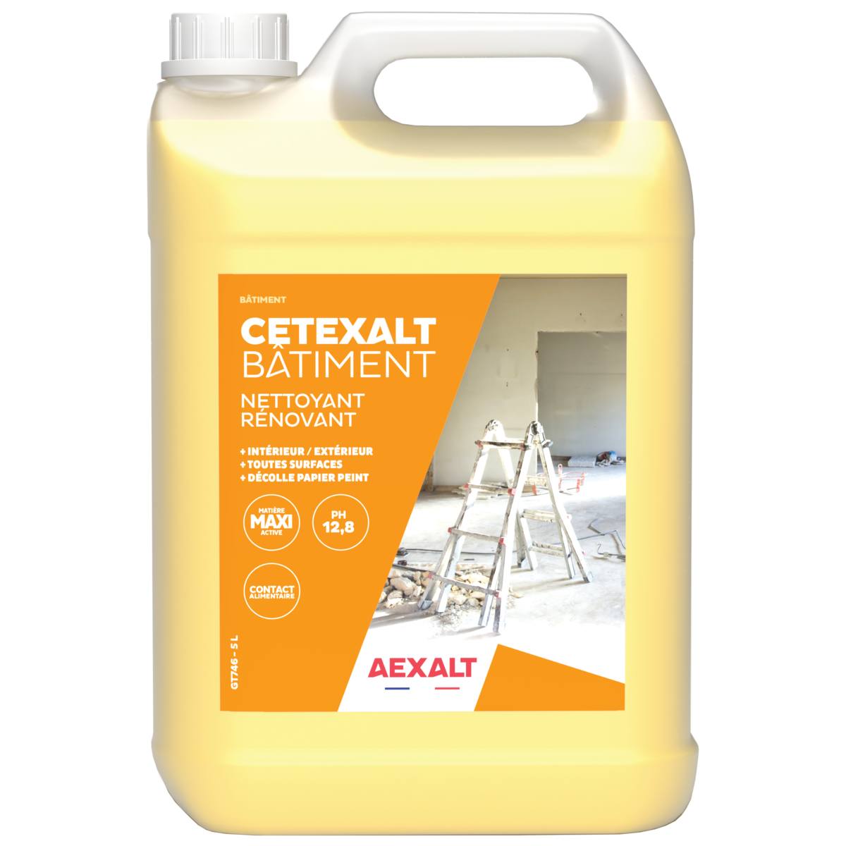 NETTOYANT CETEXALT BÂTIMENT POUR GROS TRAVAUX 5L
