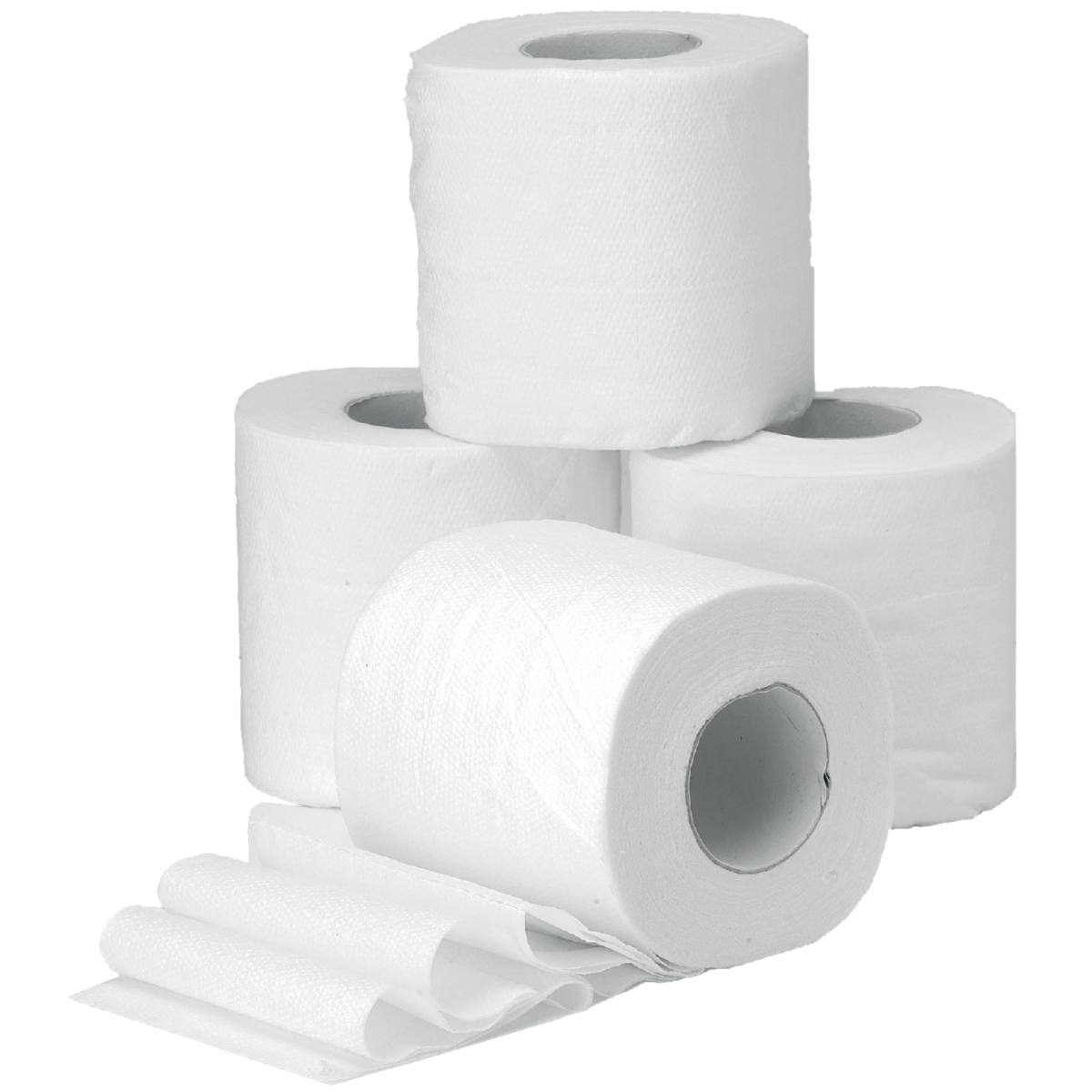 PACK 12 ROULEAUX PAPIER TOILETTE BLANC 2 PLIS