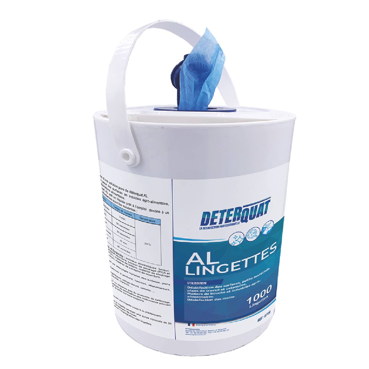BOÎTE DISTRIBUTRICE 1000 LINGETTES DÉSINFECTANTES