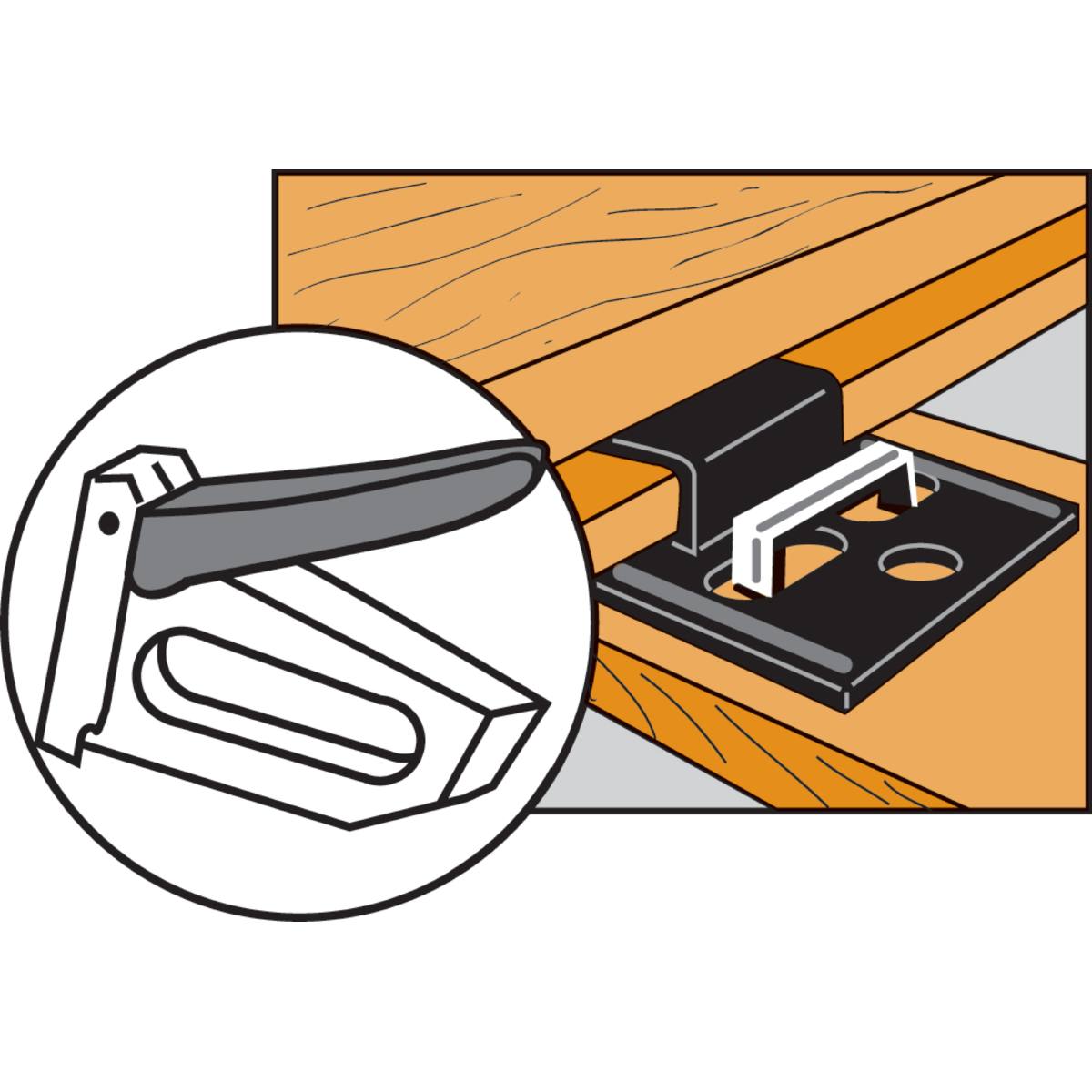 BOÎTE 250 CLIPS À LAMBRIS 3 MM