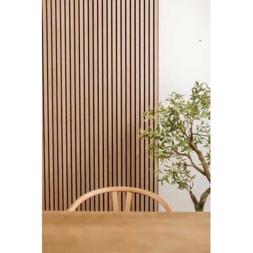 LAMBRIS MDF REVETU PEPPER OAK MAT BLACK