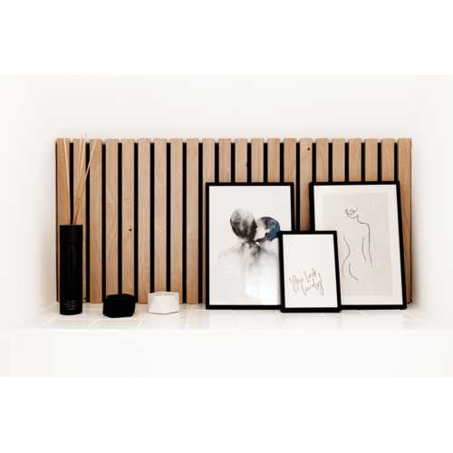 LAMBRIS MDF REVETU PEPPER OAK MAT BLACK