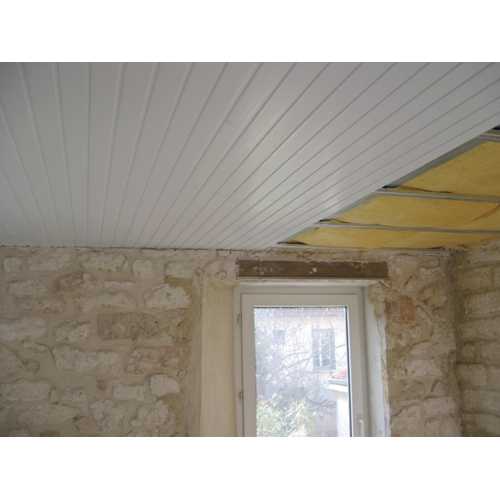 LAMBRIS PVC BLANC