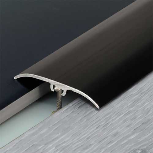 SEUIL FIXATION INVISIBLE MULTI-NIVEAU 41 x 2700 NOIR BROSSÉ