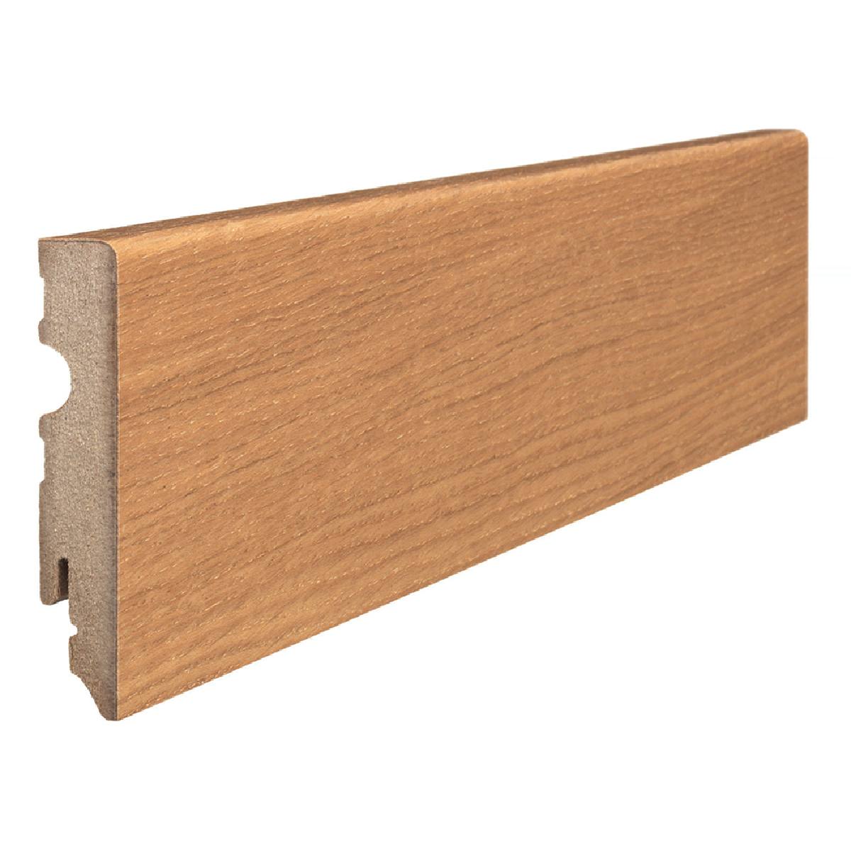 PLINTHE POUR PARQUET VITRIFIÉ CHÊNE VERNI MAT