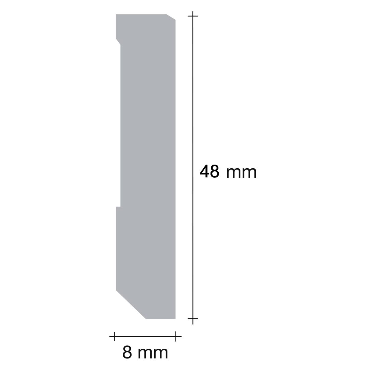 PLINTHE VINYLE PREMIUM BÉTON GRIS FONCÉ