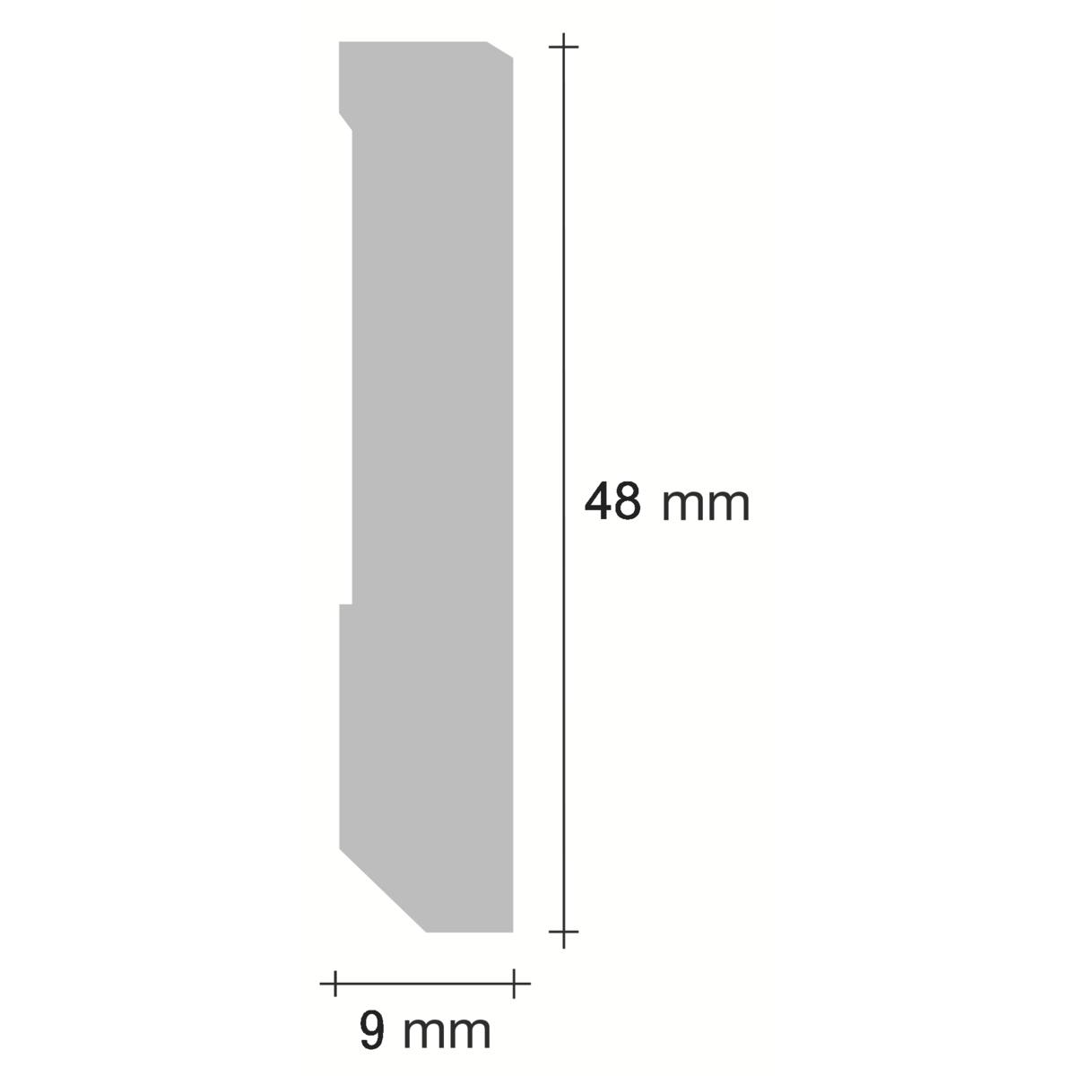 PLINTHE VINYLE PREMIUM CHÊNE GRIS CLAIR