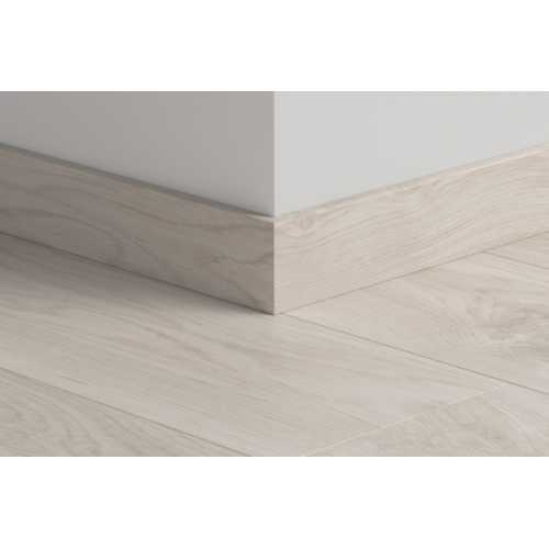 PLINTHE VINYLE CHÊNE GRIS CLAIR 2400x58x12