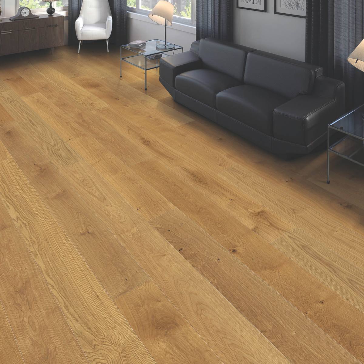 PARQUET CONTRECOLLÉ À L'ANCIENNE SÉRIE 4000 CHÊNE MARKANT 4V BR ND