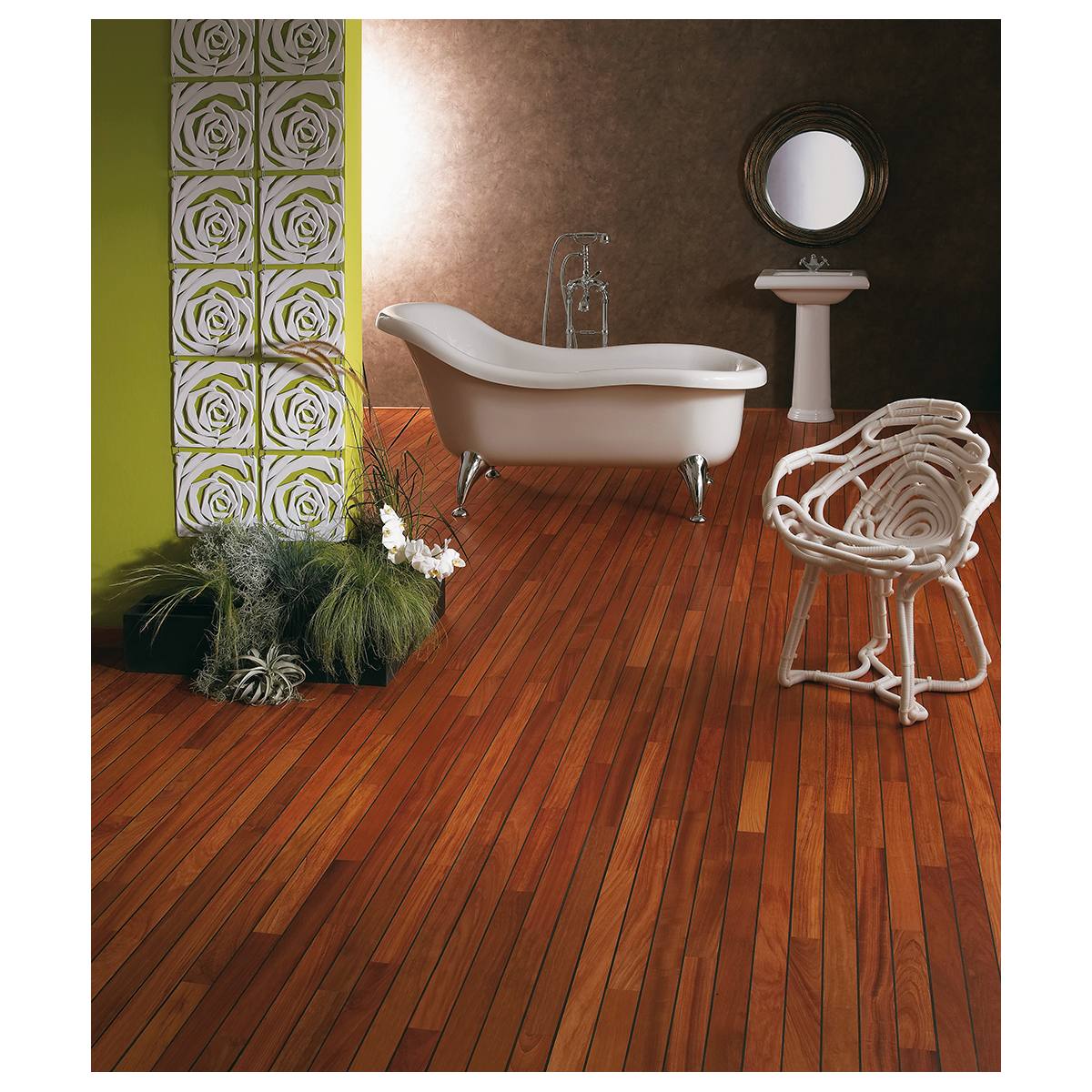 PARQUET NAVYLAM+ POUR SALLE DE BAIN