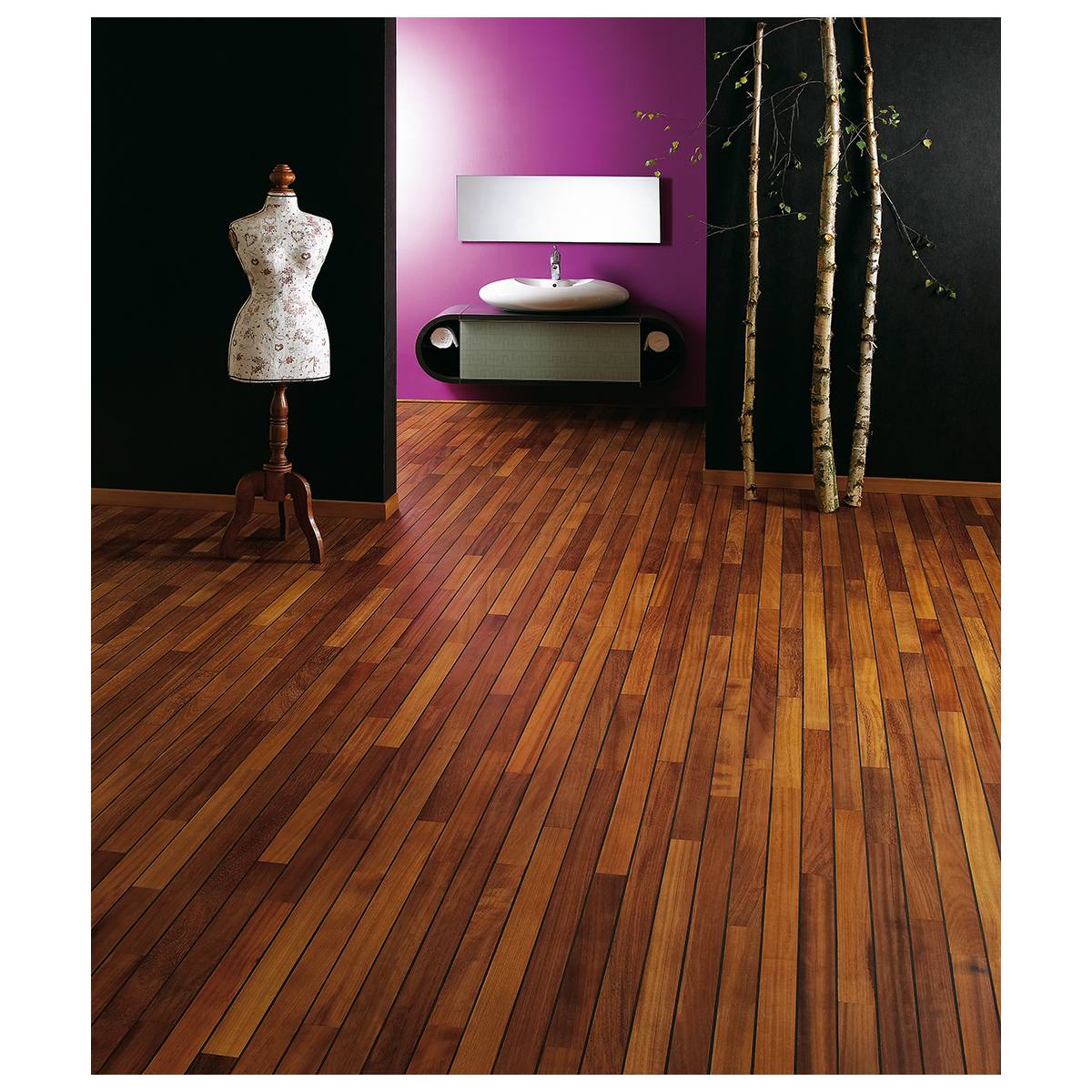 PARQUET NAVYLAM+ POUR SALLE DE BAIN